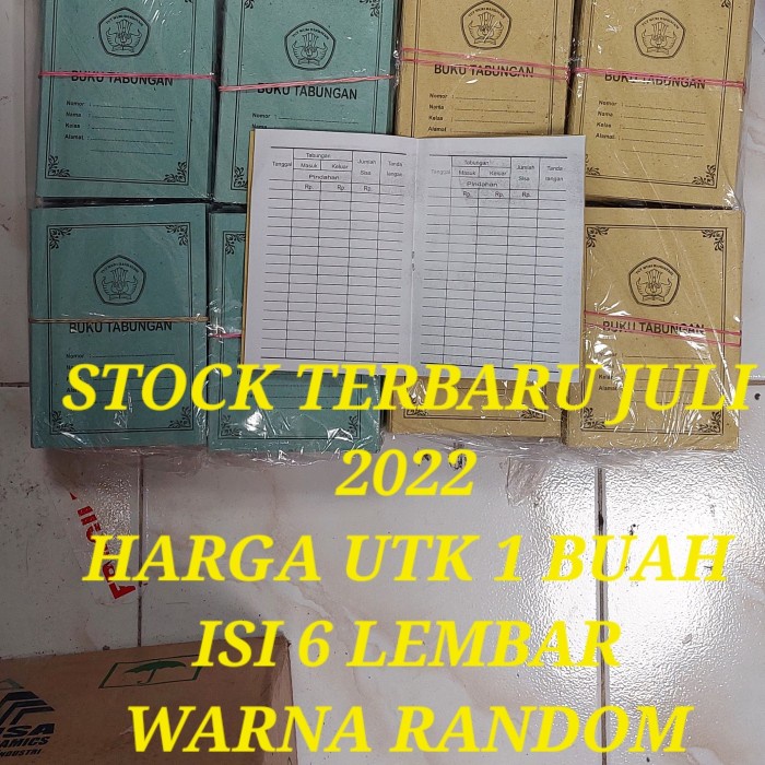 

Buku Tabungan Sekolah SPP 16 Kecil Wd 100x155mm Isi 6 Lembar Ecer