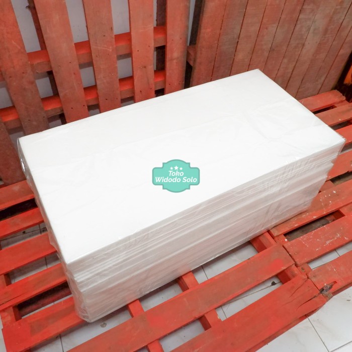 

Gabus Styrofoam Putih 2cm 50x100cm Wd Grosir 1 Ball isi 20 Lembar