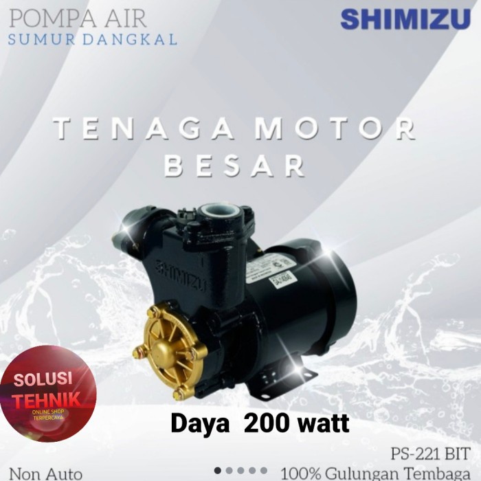 Pompa Air Shimizu Ps 221 Bit 200 Watt