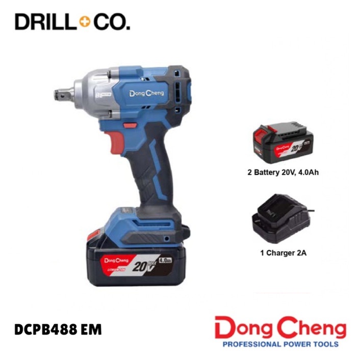 Dongcheng Cordless Brushless Impact Wrench Dcpb488 Em