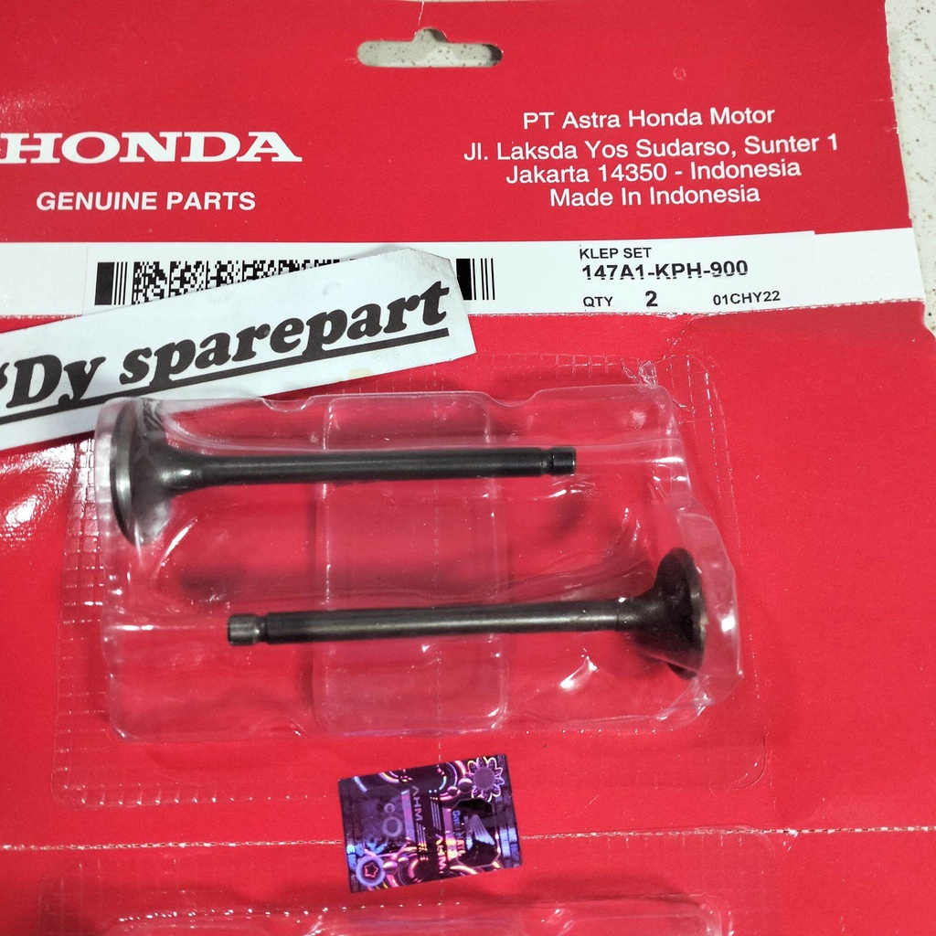 Payung klep Karisma Supra x 125 karbu set klep Kharisma KPH