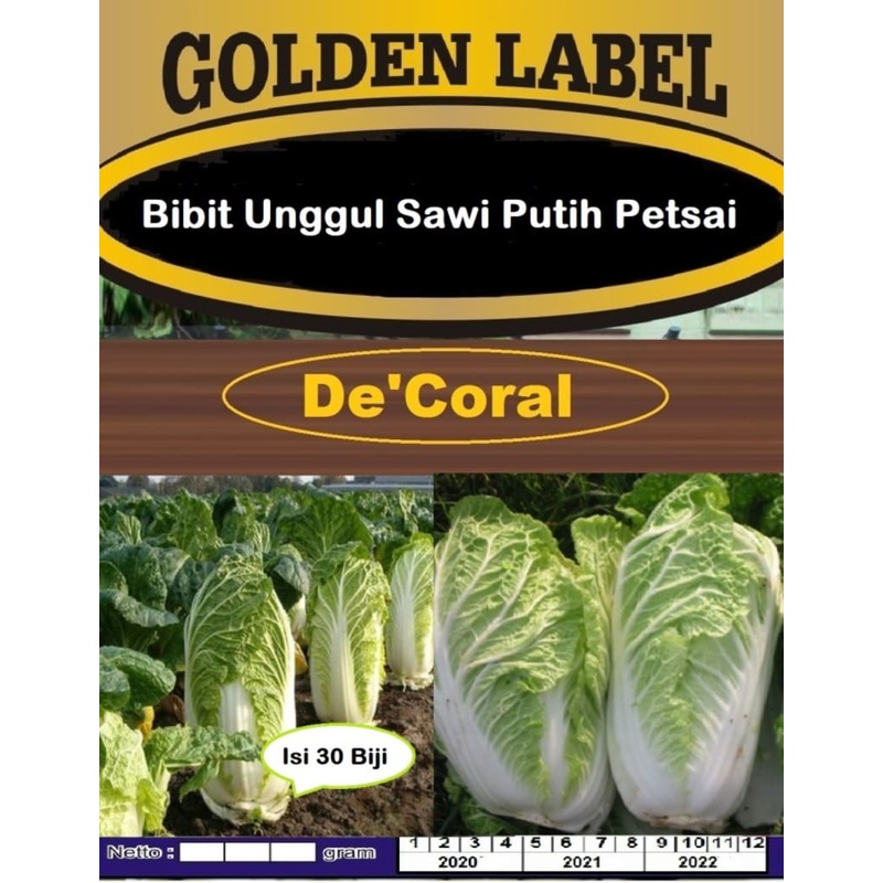 Bibit Unggul Sawi Putih Petsai | Benih Sawi Putih Petsai