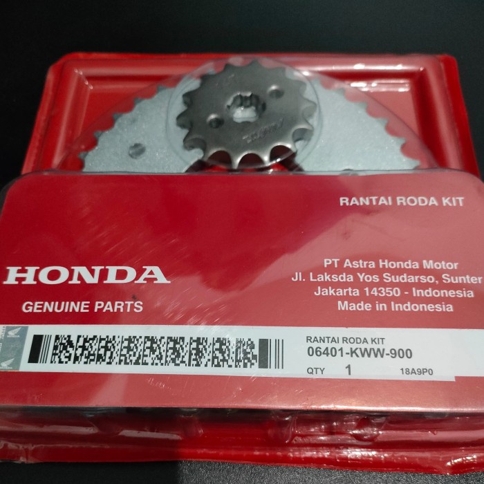 GEAR SET REVO 110 2011-2012/BLADE NEW KARBU 110/REVO FI ABSOLUTE ORIGINAL BEST QUALITY