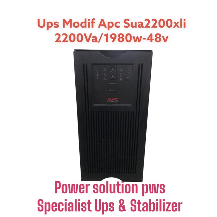 UPS MODIF SMART UPS APC SUA2200XLI 2200VA / 1980W - 48V