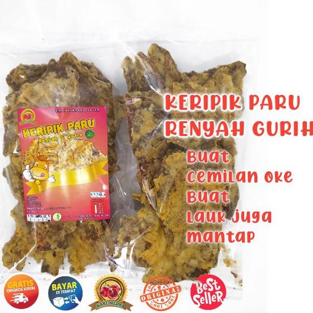 

Baru KERIPIK KRIPIK PARU SAPI TANPA TEPUNG CEMILAN DAN LAUK SIAP SAJI ORIGINAL HALAL ASLI NAGIHI