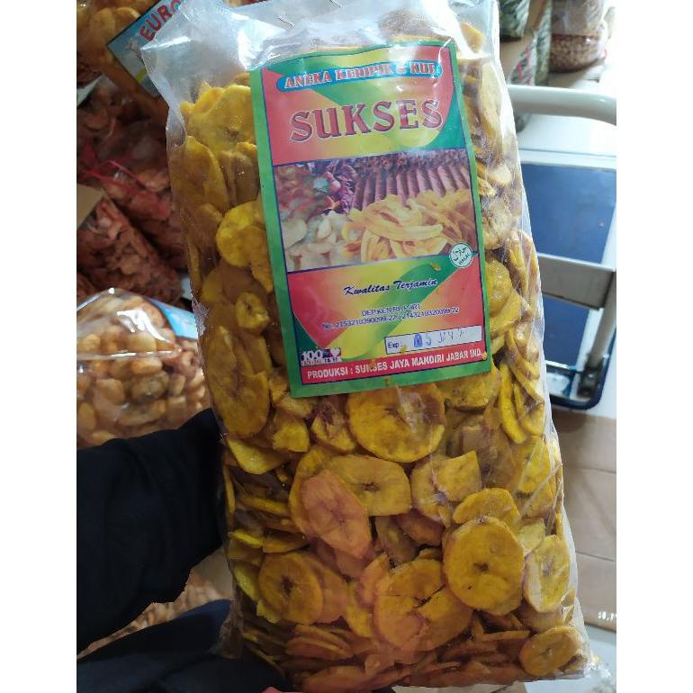 

Termurah Keripik Pisang Manis 1kg/ Kripik pisang kiloan Best Seller