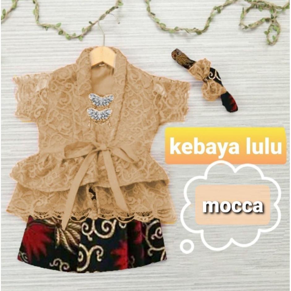 Update Kebaya Anak Perempuan Modern 1-7th  Bando / Jepitan Rambut Set Kebaya Anak Kutu Baru Bahan Br