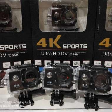 Paket Action Camera Kogan 4K Full Hd Wifi Support C External Motovlog Pesaing Bpro Sbox