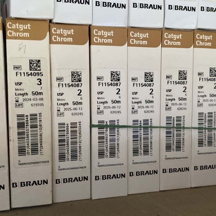 catgut chromic 2 bbraun benang operasi -Tatasie