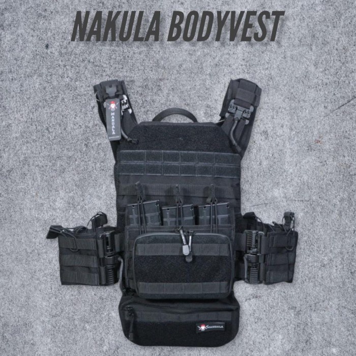 ✨New Rompi Nakula Bodyvest Original Mandala Tactical Gear Terbaru