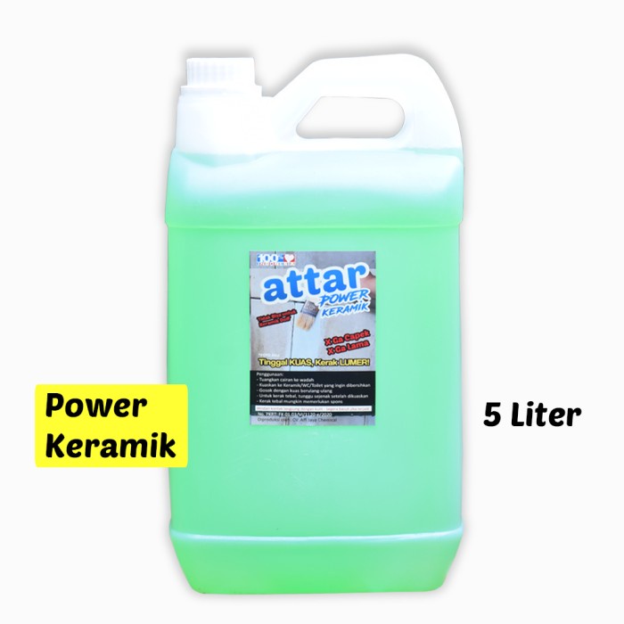 Formula BARU ATTAR Power Cairan Pembersih KERAMIK / WC / Toilet 5