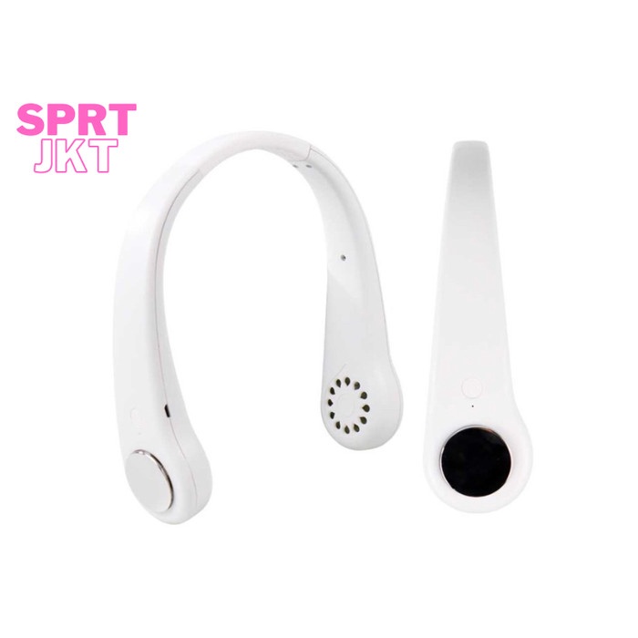 TERMURAH Kipas Angin Leher Kipas Portable Sports Leafless Neck Fan USB /KIPAS ANGIN MINI/KIPAS ANGIN