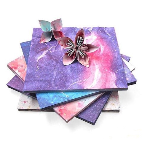 

Kertas Origami Dua Sisi Desain Luar Angkasa 15x15cm (60/65pcs)
