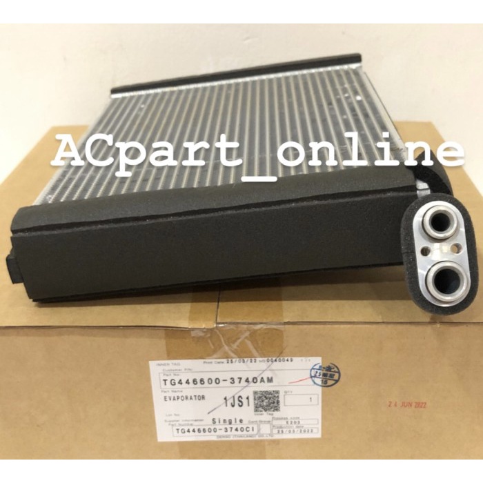 Cod - Evaporator Cooling Coil Vios , Yaris 2005-2013 Ori Denso Kode 035
