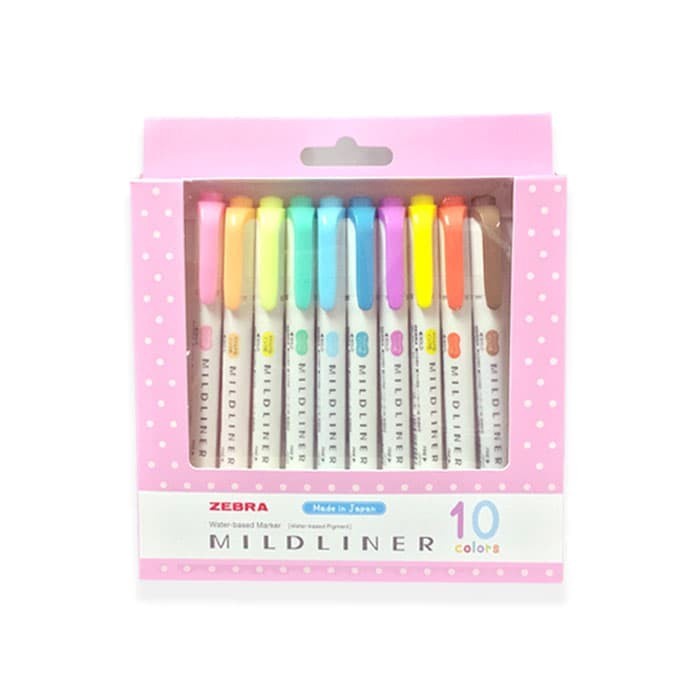 

ZEBRA MILDLINER SET 10