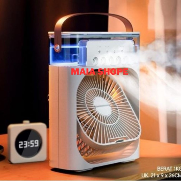 TERLARIS ICE WHISPER PORTABLE AC / KIPAS AC MINI PORTABLE /KIPAS ANGIN MINI/KIPAS ANGIN