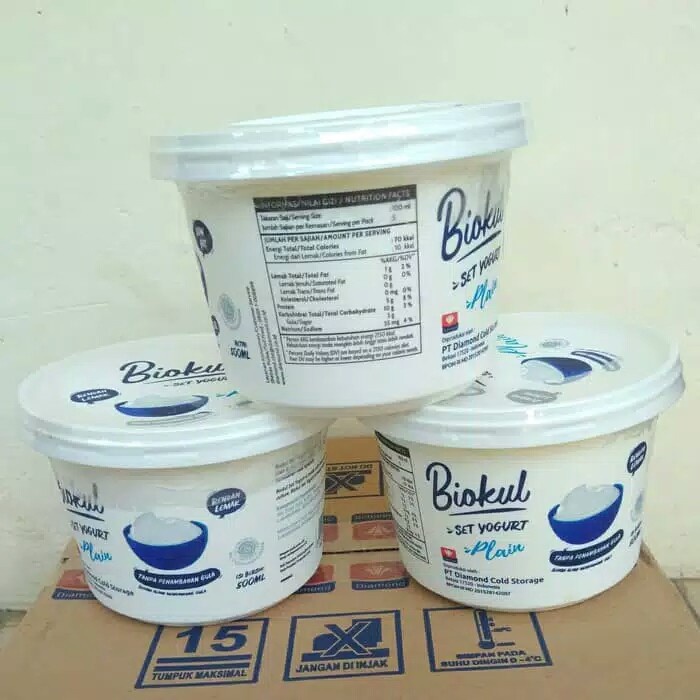 

Biokul set yogurt 500ml 12 pcs dan 1000ml 8 pcs