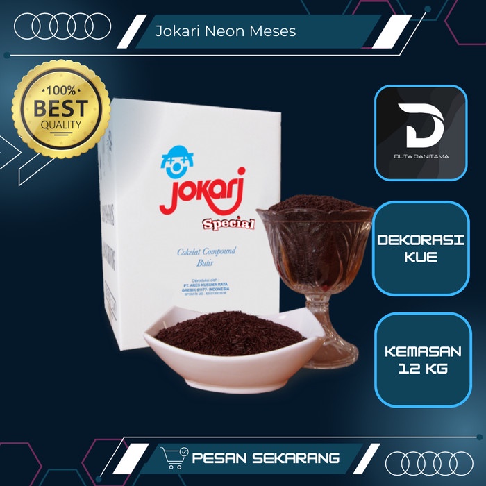 

Meses Jokari Neon 12 kg cokelat butir bukan ceres