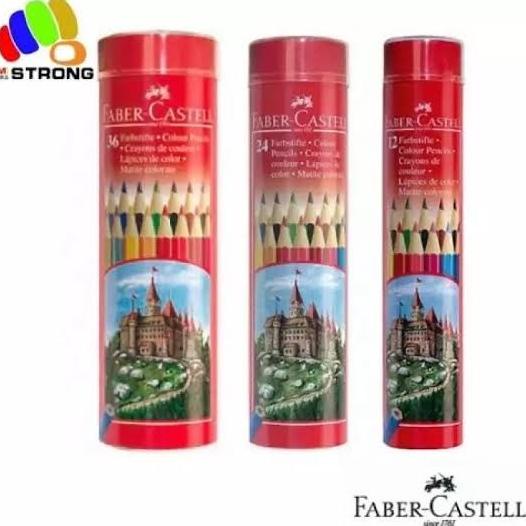 

BARANG TERBARU !!! FABER CASTELL ROUND TIN COLOR PENCIL PENSIL WARNA TABUNG KALENG BULAT - TERLARIS