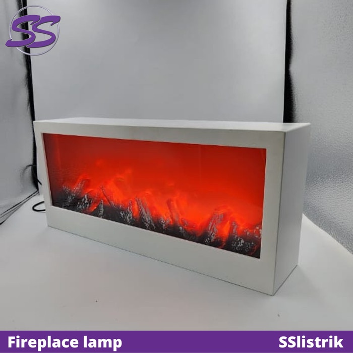 Lampu tidur Bohlam Efek Api perapian Pajangan cantik fireplace