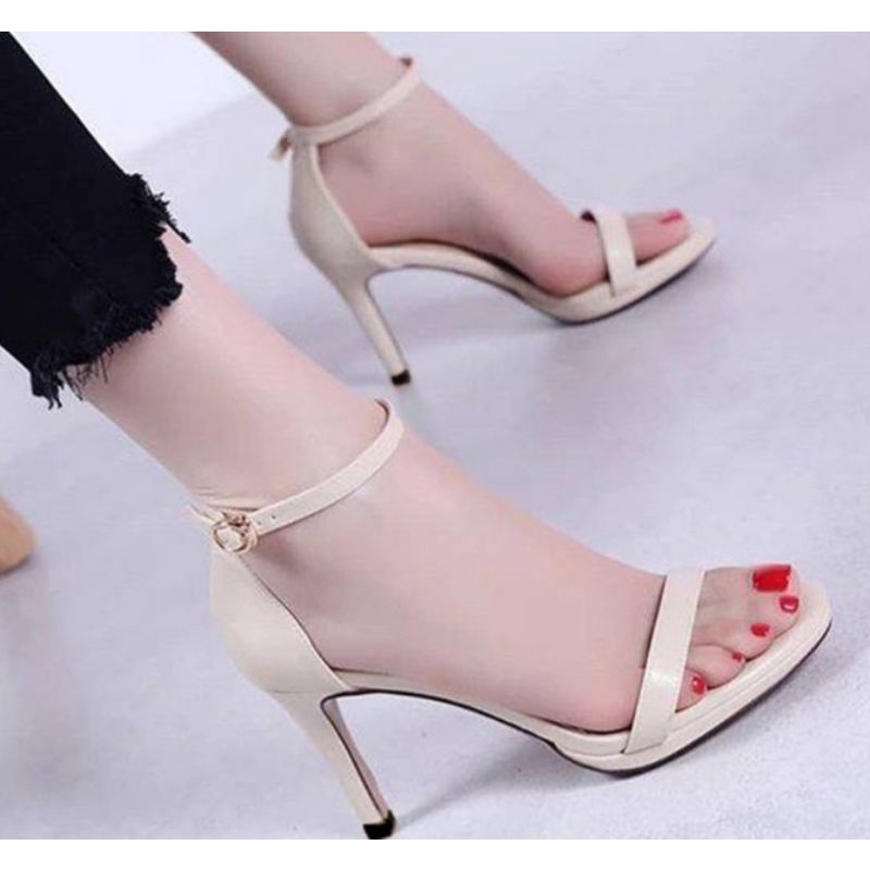 Heels Wanita Hils High Heels Sepatu Hak Tinggi Elegan Helles Murah Heel Korea Heels Pesta Korean Sty