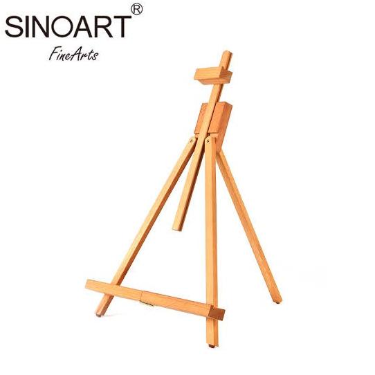 

BARANG TERBARU !!! SINOART TABLE TOP WOODEN FOLDING EASEL TIANG KAYU SANDARAN KANVAS - TERLARIS