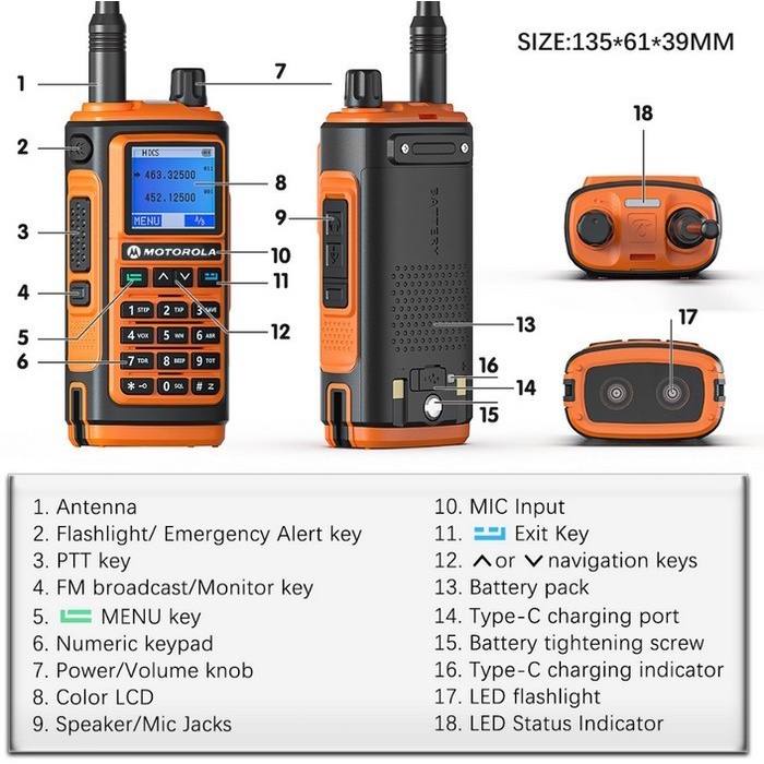 Radio HT Motorola HX380 Walkie Talkie Motorola HX 380 Waterproof