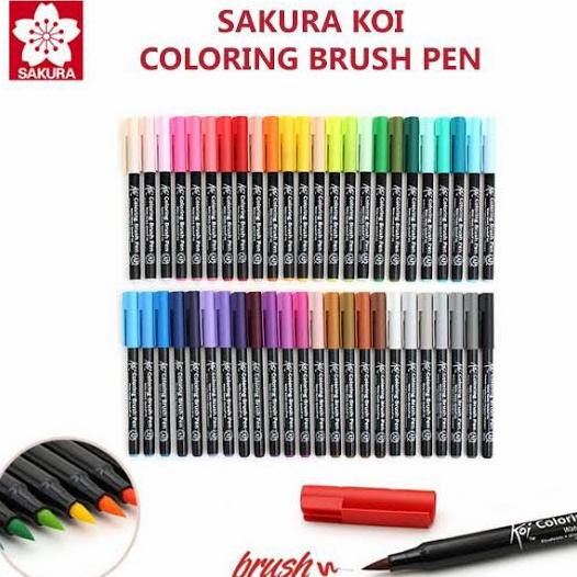 

BARANG TERBARU !!! SAKURA KOI COLORING BRUSH PEN SPIDOL WARNA KUAS LUKIS KALIGRAFI - TERLARIS