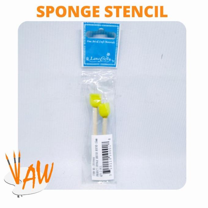 

BARANG TERBARU !!! LANA CRAFT SPONGE BRUSH KUAS LUKIS BUSA SPONS - TERLARIS