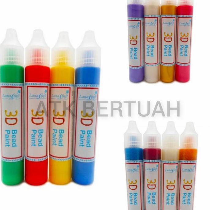 

BARANG TERBARU !!! LANA CRAFT 3D BEAD PAINT TINTA TIMBUL WARNA 3 DIMENSI - TERLARIS