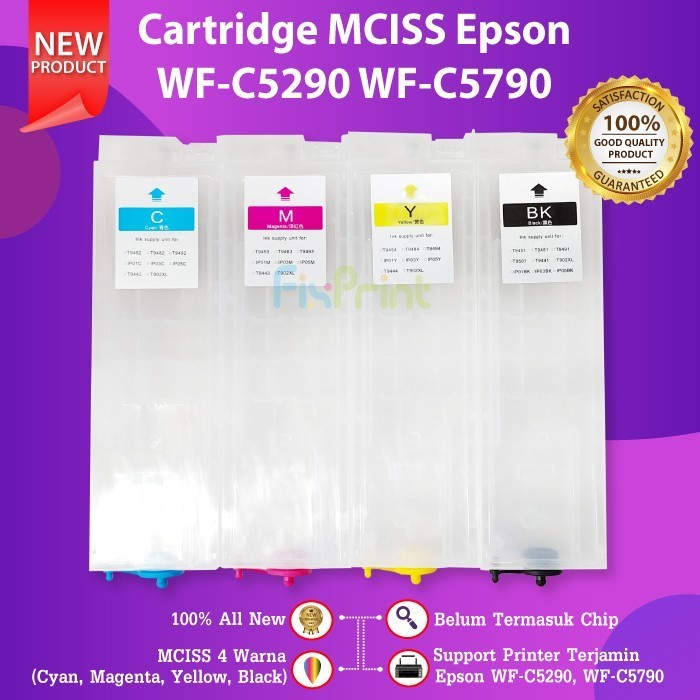 CARTRIDGE CISS TABUNG TINTA EPSON PRINTER WF C5290 WFC5790 WC-C5290