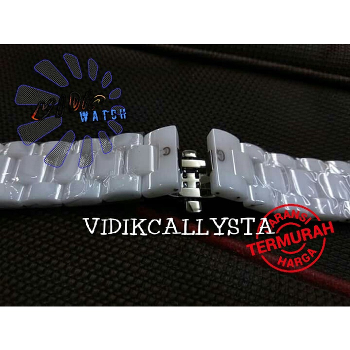 STRAP GC CERAMIC PUTIH / TALI JAM GC KERAMIK PUTIH SUPER