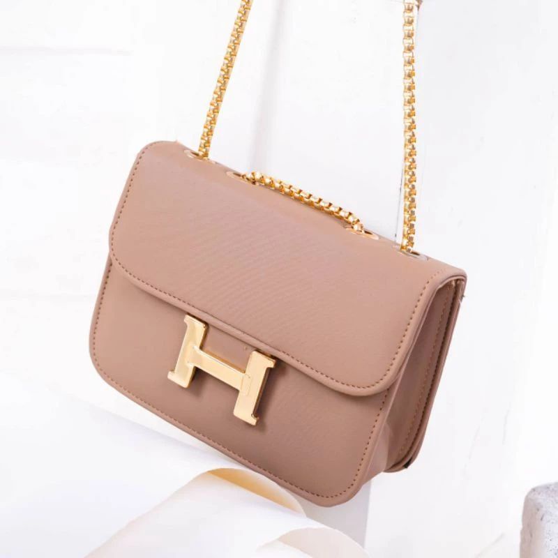 Tas selempang hermss tali rantai ultra // tas selempang kekinian  // blackpink super