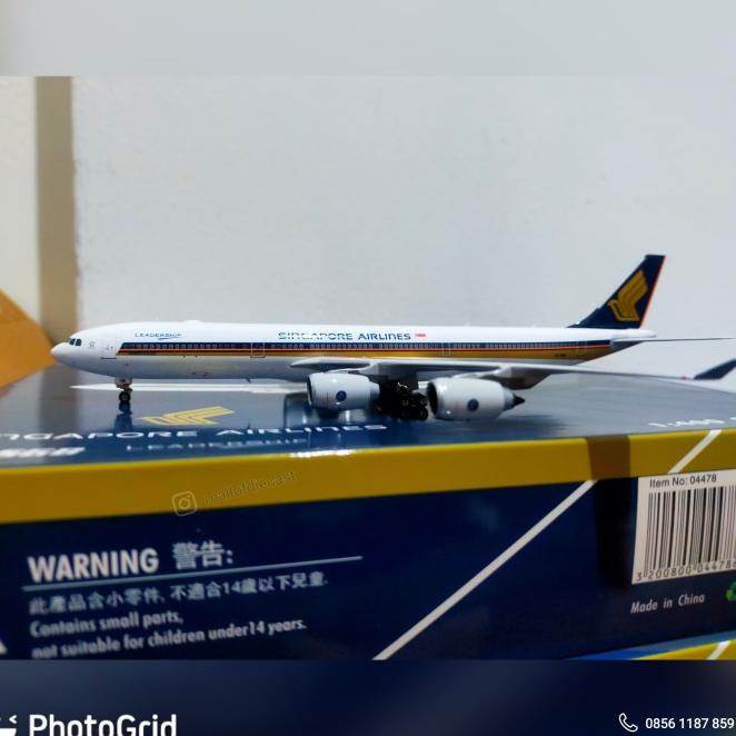 Singapore Airlines A340-500 9V-Sgb Phoenix 1:400