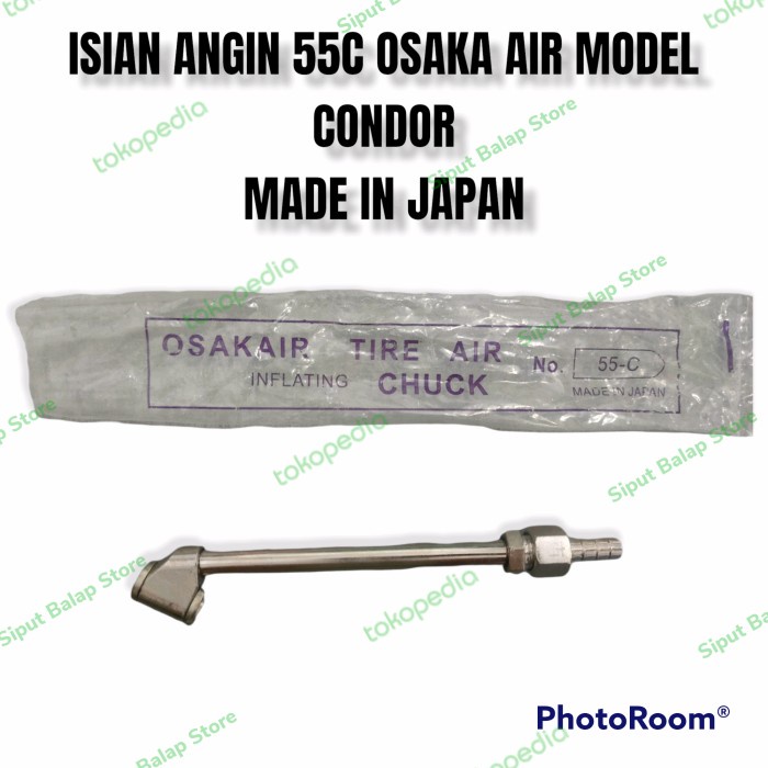 Promo Pengisi Isian Angin Ban Tire Chuck Osaka Air Model Condor 55C Japan