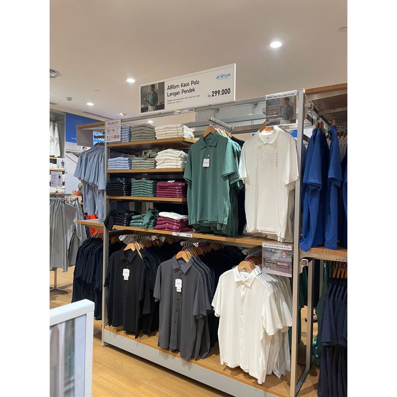 UNIQLO AIRISM FULL OPEN ORIGINAL OFFICIAL STORE