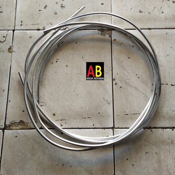 Pipa Aluminium 8mm Panjang 6mtr gulungan