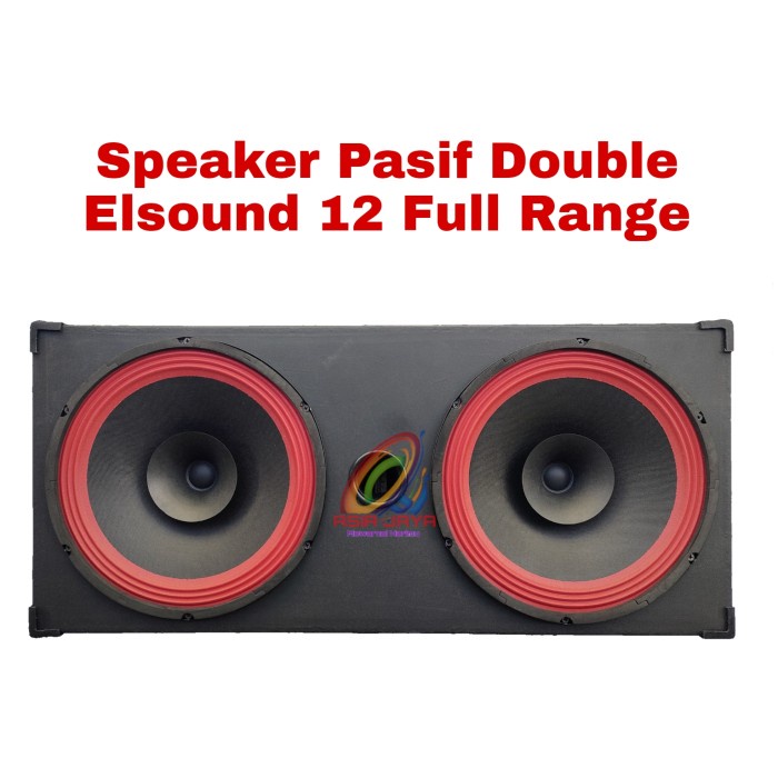 Baru Speaker Pasif Double Elsound 12Inch Full Range Ori