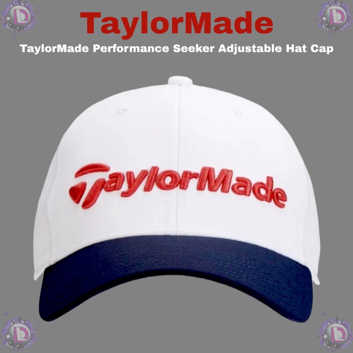 Promo Topi Golf Taylormade Performance Seeker Adjustable Hat Cap