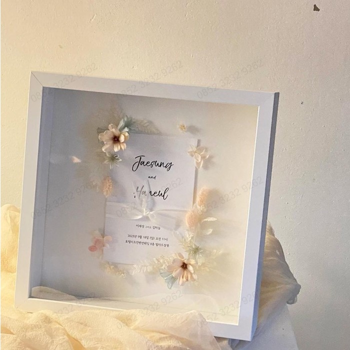 Terlaris Frame Mahar Logam Mulia / Hiasan Pigura Mahar Kayu Custom Ukuran