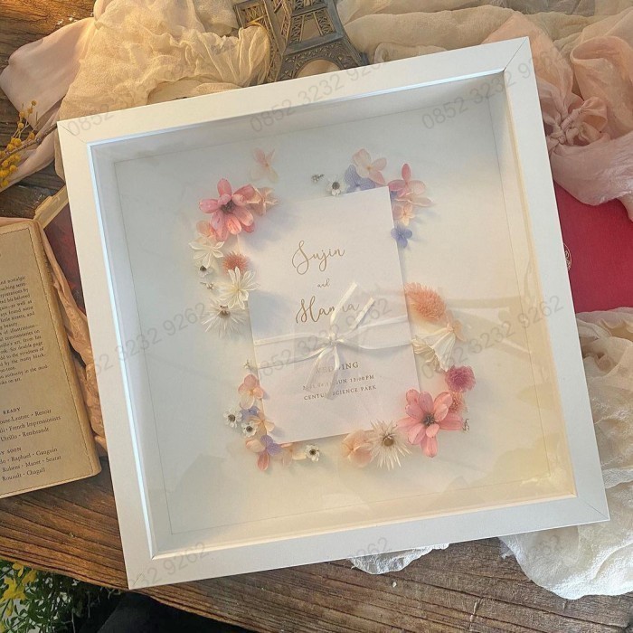 Terlaris Akrilik Frame 3D Rustic / Frame 20X20 3D Hadiah / Bingkai 3D Led