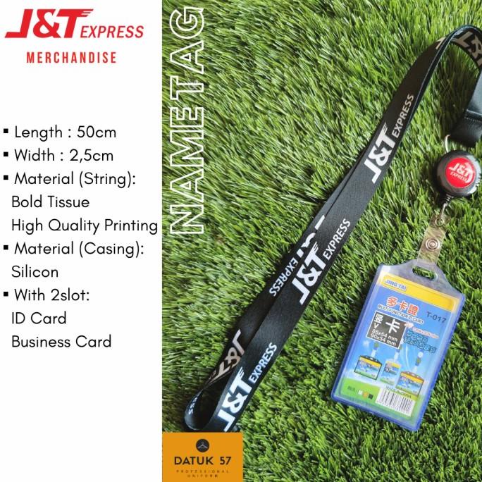 

J&T Express Merchandise : Tali Nametag Seragam J&T Jnt Best