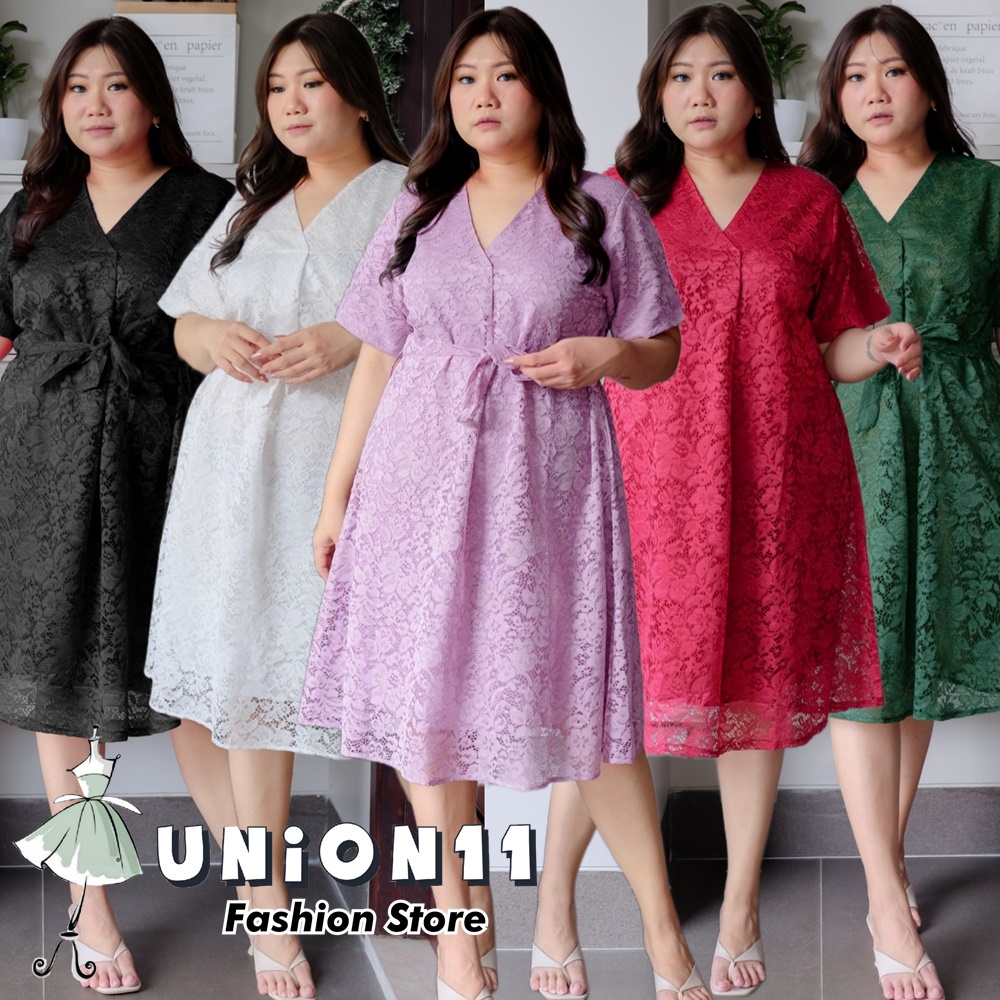 Dress Jumbo Wanita Terbaru 2023 Korean Style Pesta Xxxl Ld 130 120 Baju Party Big Size Drres Pendek 