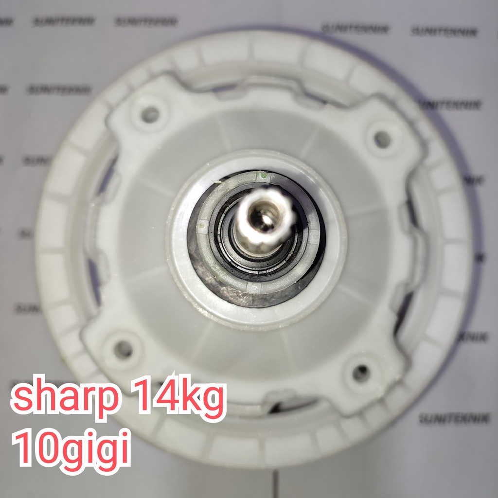 GEARBOX MESIN CUCI SHARP 14 KG AS 10 GIGI - GIRBOK - GERBOK SHARP