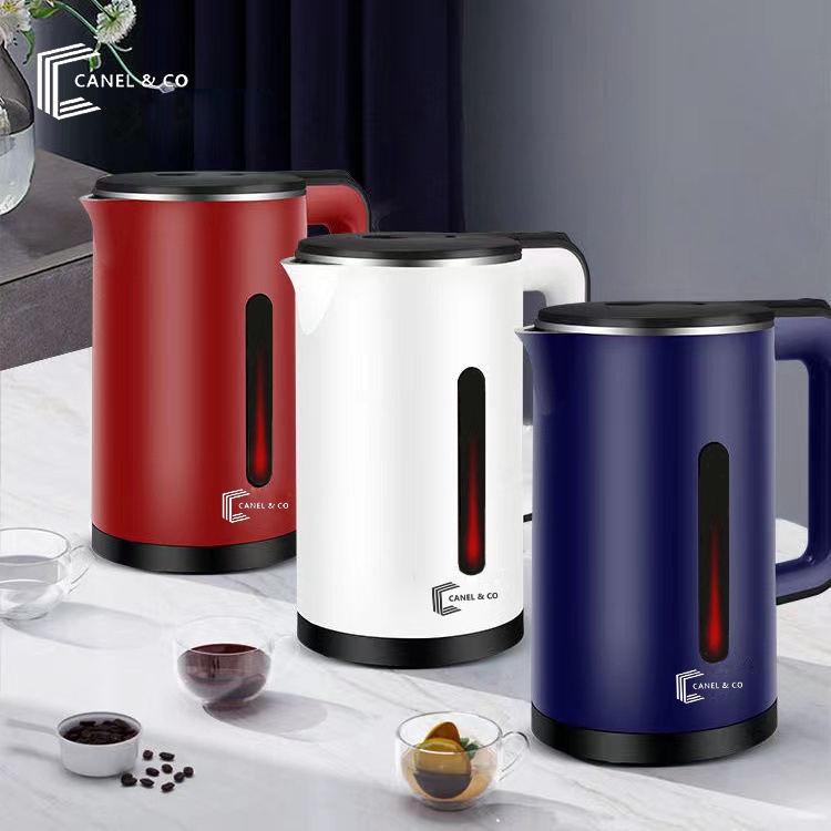 Set Teko Dan Gelas Plastik Cangkir Keramik Air Ceret Glas Steel Tebal Minum Cantik Mini Kecil Aesthe