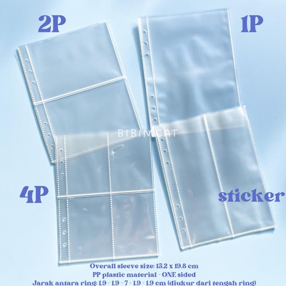 

SALE (A5 SIZE) 10 LEMBAR SLEEVE BINDER A5 6 RING - ONE SIDED TERLARIS