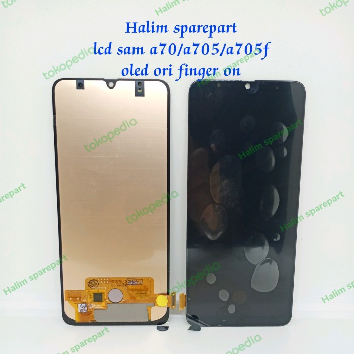 LCD TOUCHSCREEN SAMSUNG A70/A705/A705F OLED ORIGINAL FINGER ON