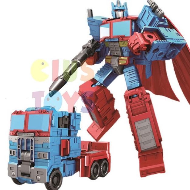 Mainan Robot Superman Optimus Truck dan Megatron Tank