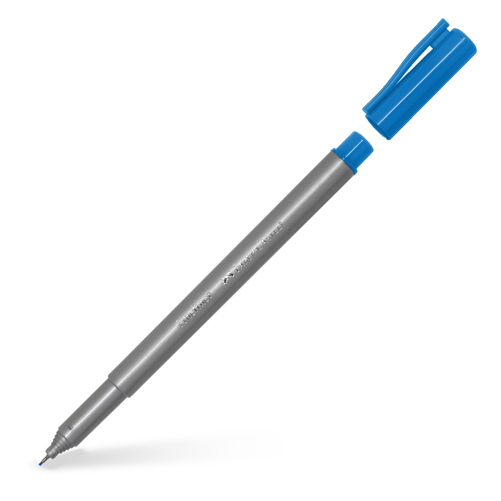 

COLOR PEN FABER CASTELL 151247 FINELINER LIGHT BLUE INK