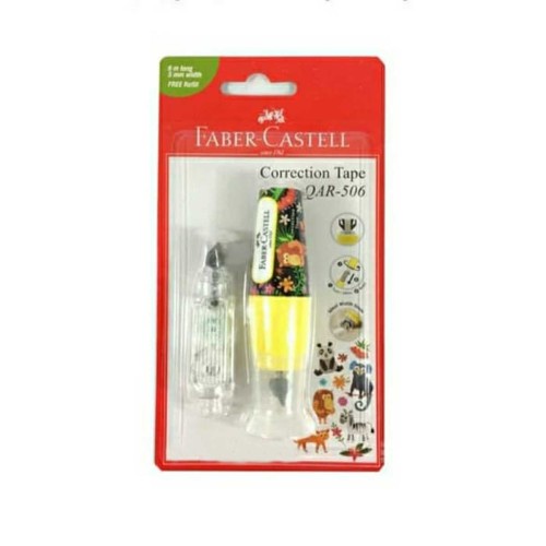 

CORRECTION TAPE FABER CASTELL 169630 CT QAR-506 BAREL FANCY YELLOW